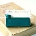 Blue Bird Business Card Holder - Dark Teal - French Country - Ready to Ship