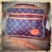 Louis V /// Small Crossbody Canvas Leather Purse