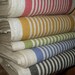 French Canvas pure Linen fabric strips Upholstery Decorator Ecru light Gray Heavy Weight New ECO-friendly - custom yardage