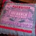 Western Cowboy Pillow, Buffalo Bill Cody 101 Ranch Wild West Home Decor Denim Pillow, Original OOAK itsyourcountry