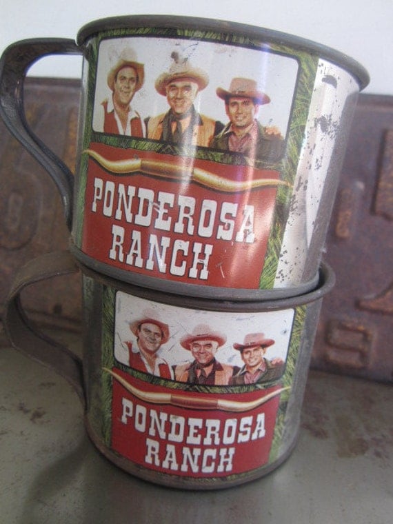 Tin Cup Ponderosa Ranch 2 Camping cup metal cup