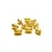 10 Gold Beads - Pandora Charm Bracelet ADD ON