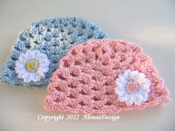 Toddler     Butterfly beanie Pattern 055 pattern    Child    Crochet Beanie  butterfly hat Teen