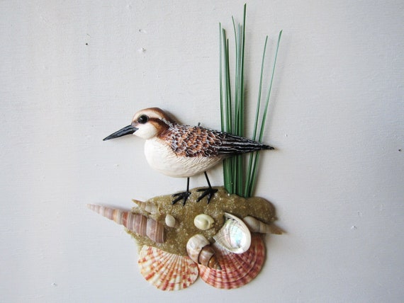 Sandpiper beach art nautical wall decor by artistJP on Etsy