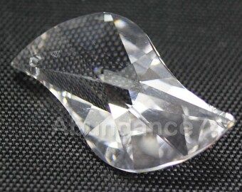 VINTAGE 1pcs Swarovski Strass Crystal Pendants 8051 SWING Wave Pendants 30mm Crystal Clear - Sale