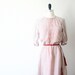 Vintage 70s Navajo Japanese Red Arrows White Dress