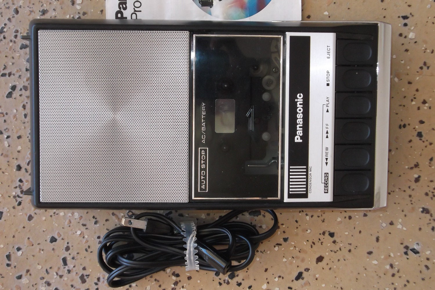 Vintage Panasonic Cassette Tape Recorder And Player Model 2063