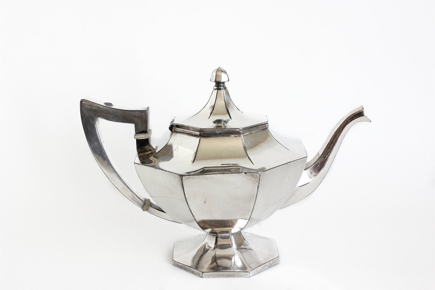 Wilcox Silver Plate Teapot Art Deco