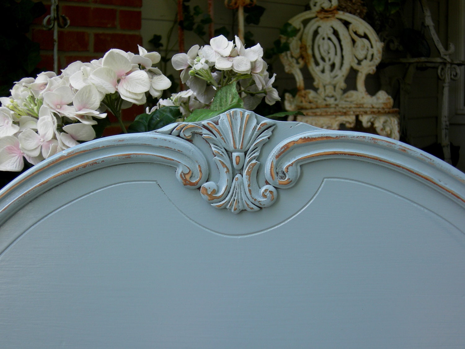 Shabby Chic Queen Or Full Headboard Antique FRENCH BLUE   Il Fullxfull.368405853 Mp32 