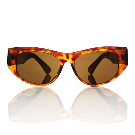 Haley Cat Eye Sunglasses Tortoise Frame Brown by ...