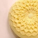 Pillow SALE Yellow Knitted Round Waffle Cushion Primrose Yellow Pillow Yellow Round Pillow Medium Size Pastel Cushion Sunshine Yellow Pillow