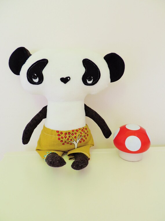 panda minky plush