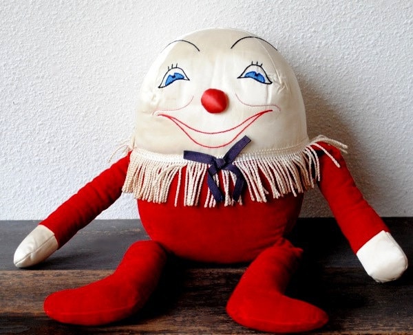 stuffed humpty dumpty doll