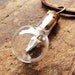 Tiny JawBone Jar Necklace from Rodent in Miniature Jar on Leather Chain