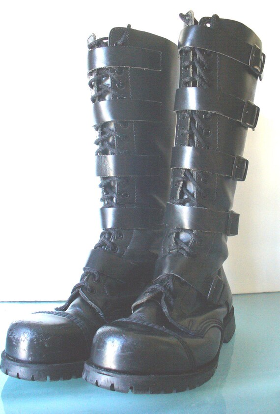 Underground Shoes England 20 Hole Punk Steampunk 5259 Boots
