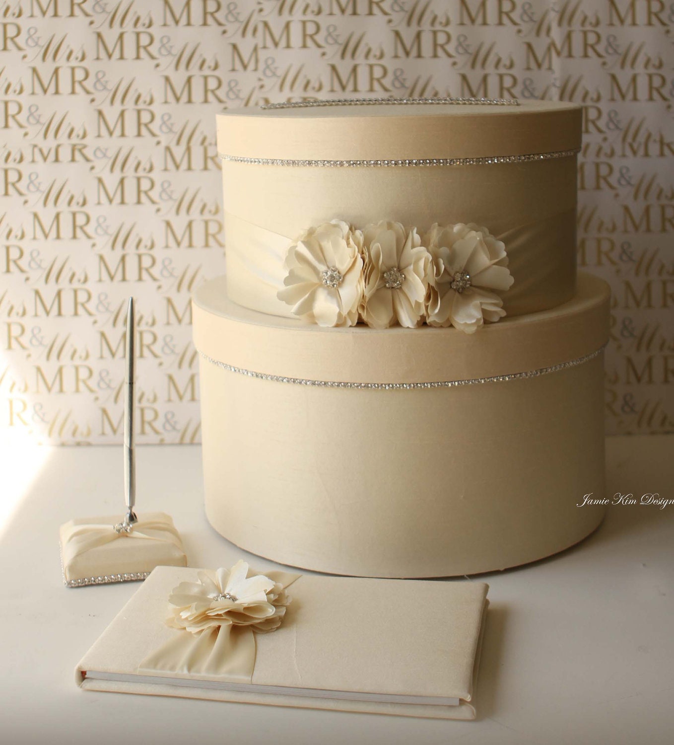 Wedding Card Box Money Holder Custom Made to by jamiekimdesigns