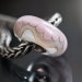 GlassBonBon light pink Gelateria Melon SRA Lampwork European Charm Bead BHB silver core fits trollbeads