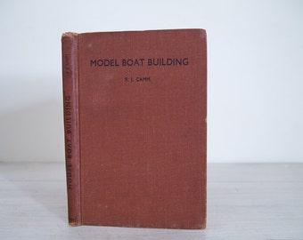 vintage 1940 model boat building ha rdcover book ...