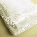 9x12cm Organza Bags - 25pcs in White Silver Butterfly Print - For Wedding, Party, Gift Favors