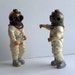 2 Deep Sea Diver Action Figures, 1979, Fischer Price Toys
