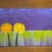 Miniature Dandelion Field - Oil Handpainted Magnet ACEO (Free US Shipping)