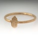 Gold HAMSA Ring - Hamsa Stackable Ring - 18K Gold Plated Sterling Silver Hamsa Ring