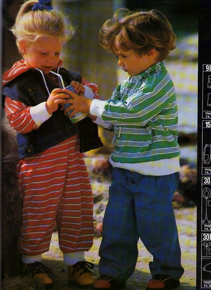 Top Kids Australian kidswear sewing pattern magazine 1988 80s