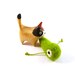 Green Tadpole Wool Catnip Cat Toy