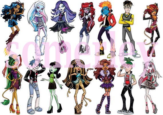STICKERS Monster High sticker pack by somerley on Etsy