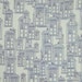 Police Box Fabric Fat Quarter - Tardis outlines on white