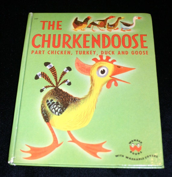 VIntage Collectible The Churkendoose Wonder Book 1950