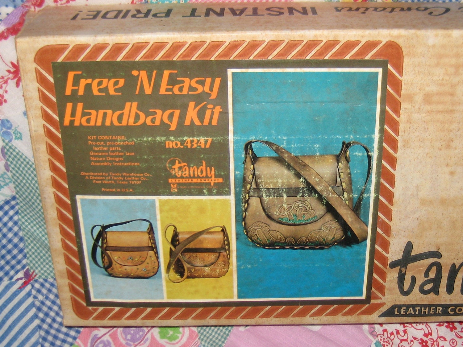 Vintage Tandy Leather Purse Kit
