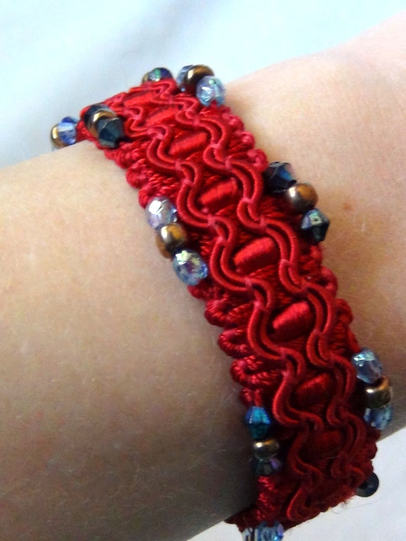 Red Ribbon Bracelet
