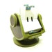 Vintage Rolodex Avocado Green Turn Style Swivel Base Wood Grain Desk Organizer