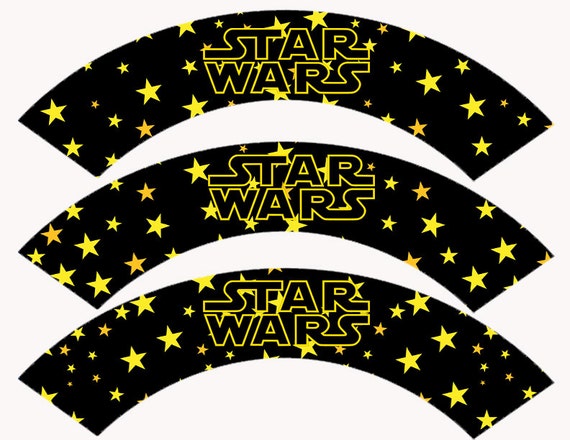 Items similar to Star Wars Cupcake Wrapper- DIY or printed on Etsy