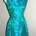 vintage dress ... ORIENTAL SILK PARTY dress ...