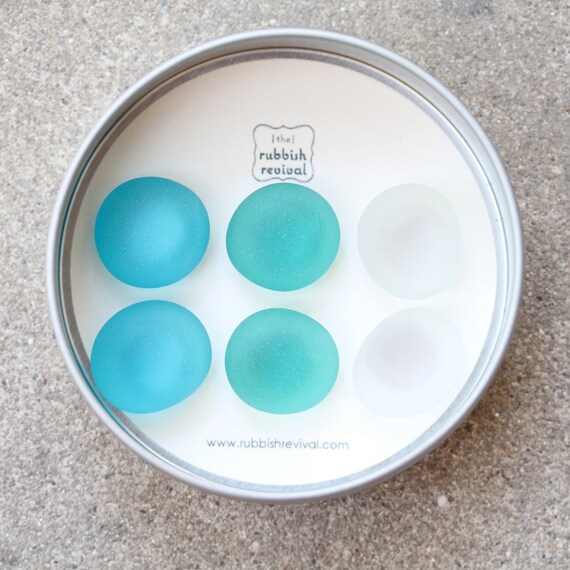 Glass Gem Trinidad Teal FREE SHIPPING