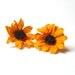Sunflower Stud Earrings, Flower Earrings, Sunflower Jewelry, Under 15