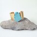 Turquoise Cuff : Summer Jewelry - Raw Turquoise Slab Statement Cuff