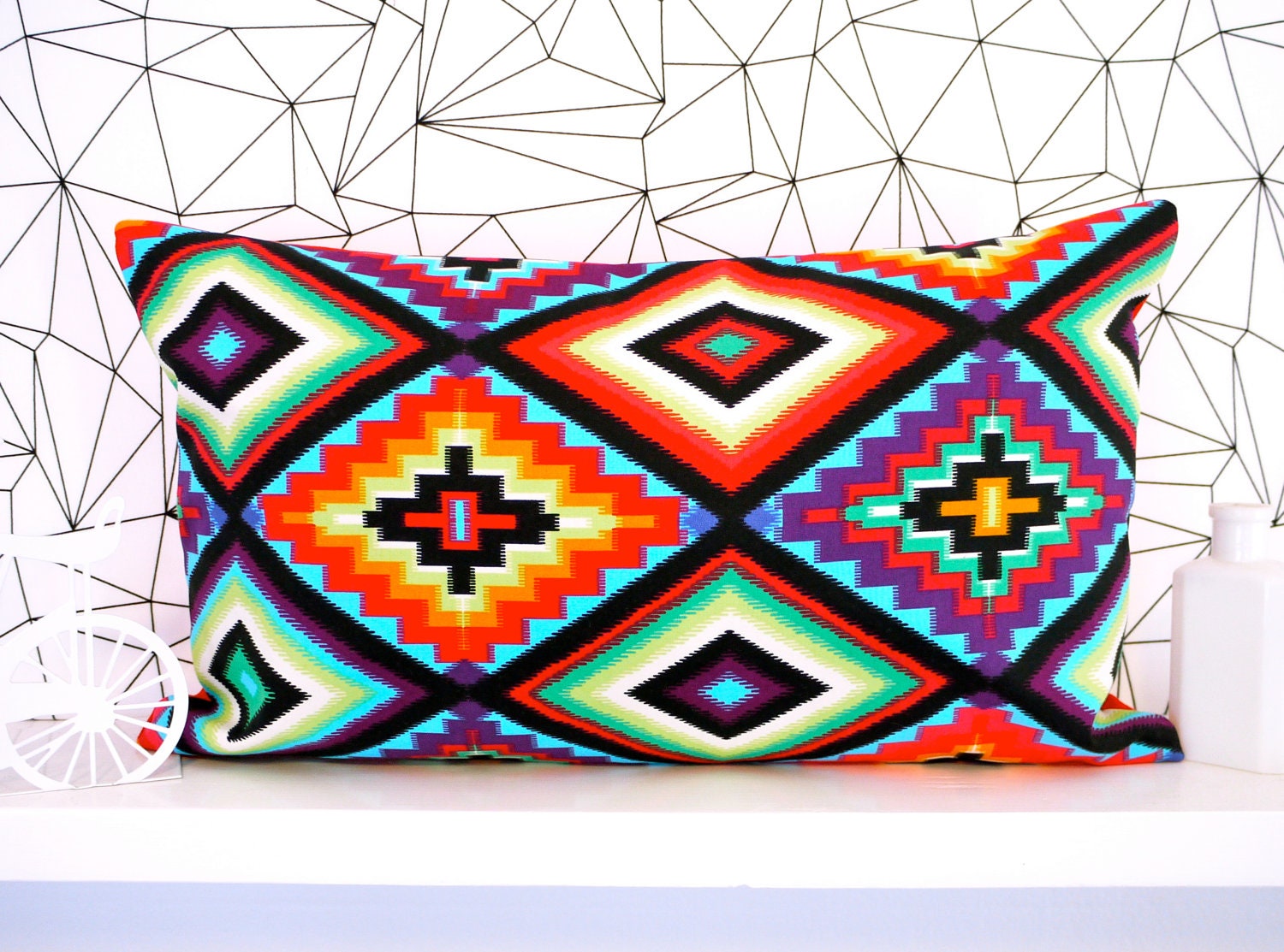 Mexican cushion cover mexican pillow aztec cushion aztec