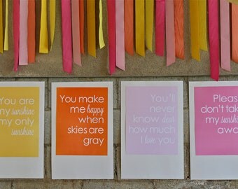 You Are My Sunshine Song Posters- You Are My Sunshine Party by Bloom