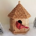 Gazebo birdhouse, wood and wine corks