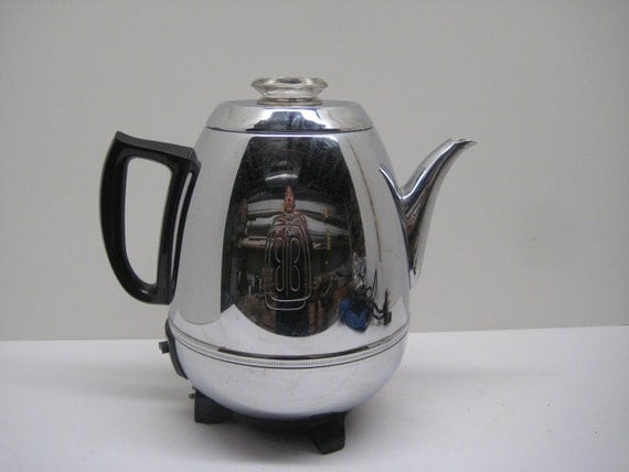 Vintage GE Pot Belly Electric Percolator 58 P 40