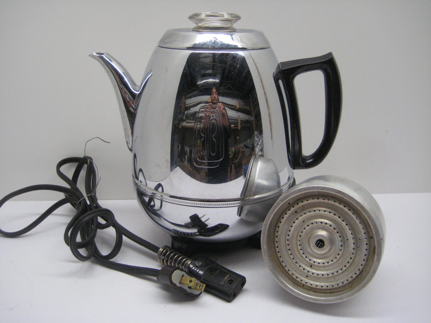 Vintage GE Pot Belly Electric Percolator 58 P 40