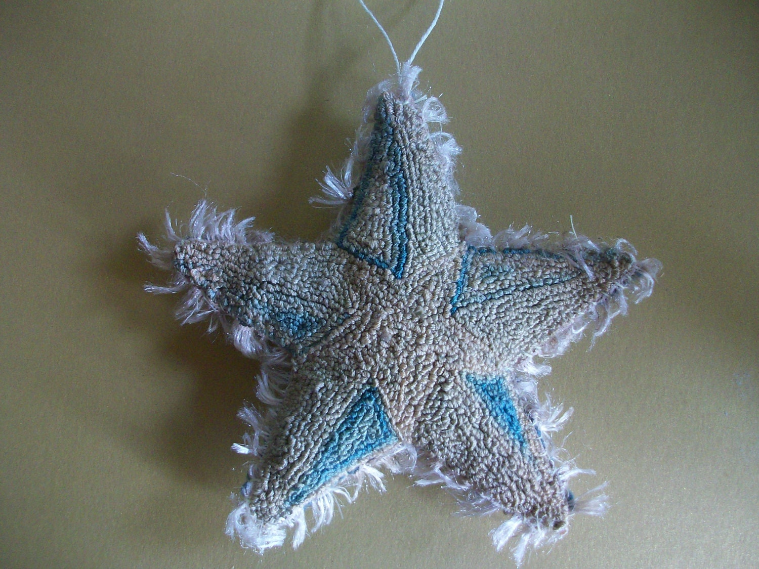 primitive punch needle christmas star ornament primitive punch needle christmas star ornament
