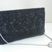Black Beaded Purse / Beaded Purse / Circa1980s