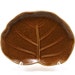 RESERVED FOR NOLAVIEJO: Large Brown Ceramic Leaf Plate (Playera), Unique Pottery Gift for Her