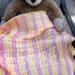 Knit BABY BLANKET, infant blanket, Cuddly blanket, baby girl blanket
