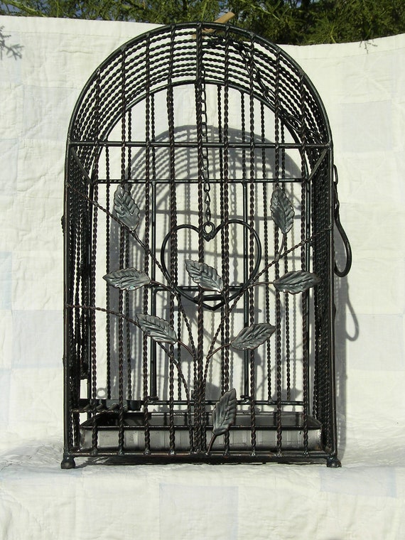 Vintage Iron Bird Cage / Birdcage
