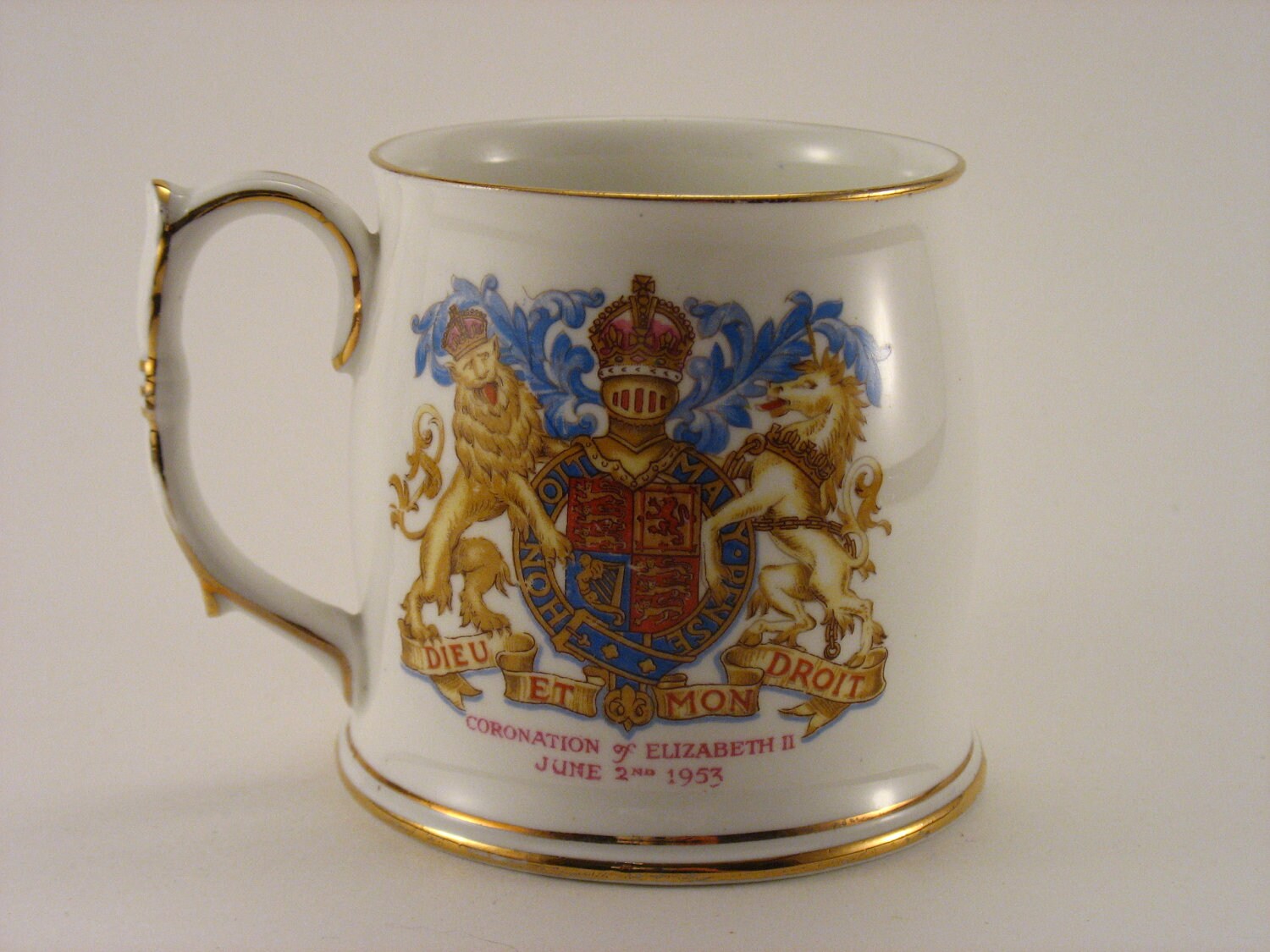 Coronation Cup Mug Queen Elizabeth II June 2nd 1953 Roslyn